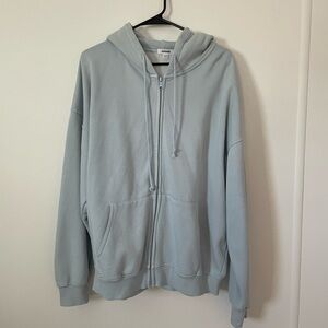 Oversized Light Blue Hoodie Sweater